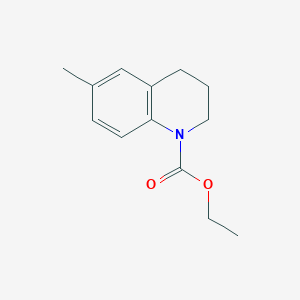 molecular formula C13H17NO2 B4935596 ethyl 6-methyl-3,4-dihydroquinoline-1(2H)-carboxylate 