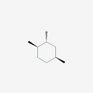 molecular formula C9H18 B049358 cis,trans,cis-1,2,4-Trimethylcyclohexane CAS No. 7667-59-6