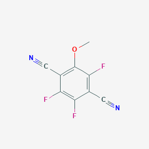 molecular formula C9H3F3N2O B493580 2,3,5-Trifluoro-6-methoxyterephthalonitrile 