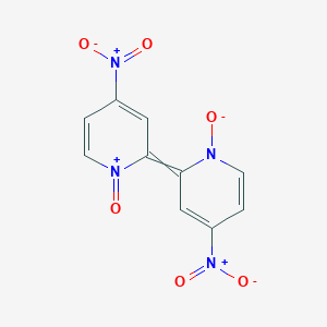 molecular formula C10H6N4O6 B493594 4,4'-Dinitro-[2,2'-bipyridine] 1,1'-dioxide CAS No. 51595-55-2