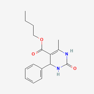 molecular formula C16H20N2O3 B4936123 Butyl 6-methyl-2-oxo-4-phenyl-1,2,3,4-tetrahydropyrimidine-5-carboxylate 