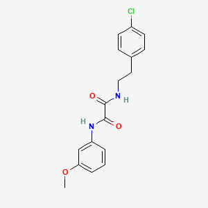molecular formula C17H17ClN2O3 B4936211 N-[2-(4-chlorophenyl)ethyl]-N'-(3-methoxyphenyl)oxamide 