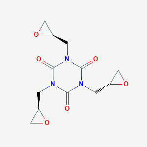 molecular formula C₁₂H₁₅N₃O₆ B049365 (R,R,R)-Triglycidyl Isocyanurate CAS No. 59653-74-6