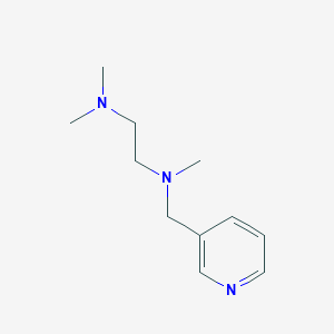 molecular formula C11H19N3 B4936598 N,N,N'-trimethyl-N'-(pyridin-3-ylmethyl)ethane-1,2-diamine 