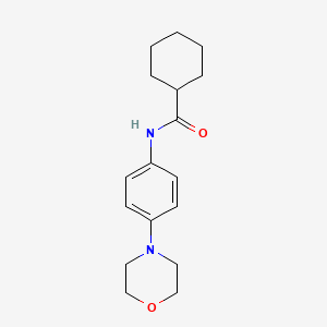 molecular formula C17H24N2O2 B4936800 N-(4-morpholin-4-ylphenyl)cyclohexanecarboxamide 