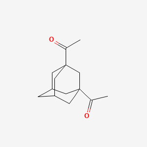 molecular formula C14H20O2 B4937295 1,3-Diacetyladamantane 