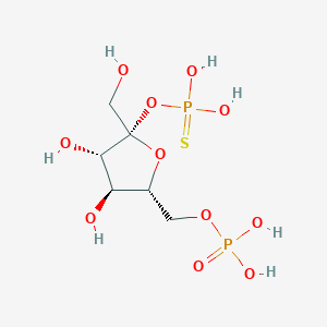 molecular formula C6H14O11P2S B049375 Fructose 2-phosphorothioate 6-phosphate CAS No. 116482-98-5