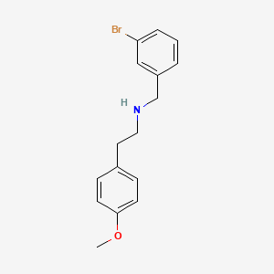 molecular formula C16H18BrNO B4937694 N-(3-bromobenzyl)-2-(4-methoxyphenyl)ethanamine 
