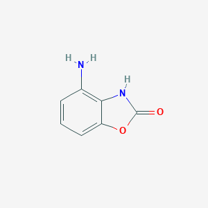 molecular formula C7H6N2O2 B049377 4-Aminobenzo[d]oxazol-2(3H)-one CAS No. 81900-93-8