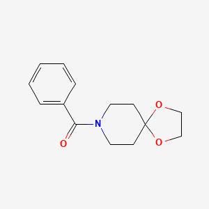 molecular formula C14H17NO3 B4937787 1,4-Dioxa-8-azaspiro[4.5]dec-8-yl(phenyl)methanone CAS No. 84157-05-1