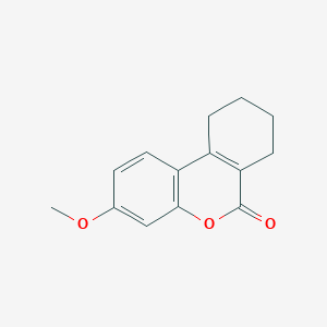 molecular formula C14H14O3 B4937792 3-Methoxy-7,8,9,10-tetrahydrobenzo[c]chromen-6-one CAS No. 6238-21-7