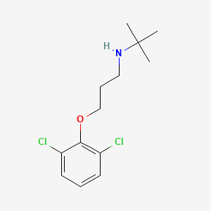 molecular formula C13H19Cl2NO B4937972 N-[3-(2,6-dichlorophenoxy)propyl]-2-methylpropan-2-amine 