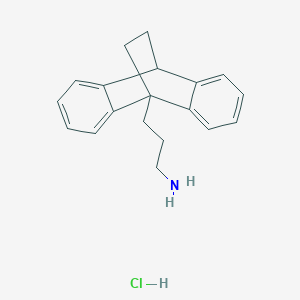 molecular formula C19H22ClN B049380 3-(9,10-Ethanoanthracen-9(10H)-yl) propan-1-amine hydrochloride (1:1) CAS No. 92202-51-2