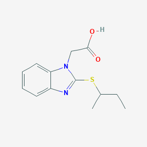 (2-sec-Butylsulfanyl-benzoimidazol-1-yl)-acetic acid