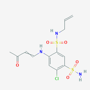 molecular formula C13H16ClN3O5S2 B049381 Ambuside CAS No. 3754-19-6
