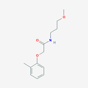 molecular formula C13H19NO3 B4938348 N-(3-methoxypropyl)-2-(2-methylphenoxy)acetamide 