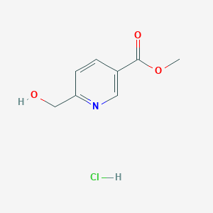 molecular formula C8H10ClNO3 B4938587 methyl 6-(hydroxymethyl)nicotinate hydrochloride 