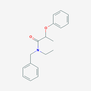 molecular formula C18H21NO2 B4939077 N-benzyl-N-ethyl-2-phenoxypropanamide 