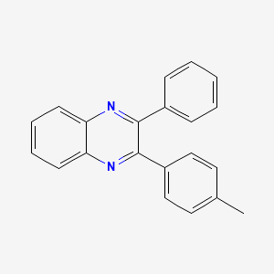 molecular formula C21H16N2 B4939369 2-(4-methylphenyl)-3-phenylquinoxaline CAS No. 36305-53-0