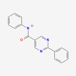 molecular formula C17H13N3O B4939484 N,2-diphenylpyrimidine-5-carboxamide 