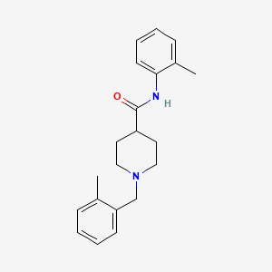 molecular formula C21H26N2O B4939656 1-(2-methylbenzyl)-N-(2-methylphenyl)-4-piperidinecarboxamide 