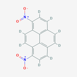 molecular formula C16H8N2O4 B049397 1,2,4,5,7,8,9,10-Octadeuterio-3,6-dinitropyrene CAS No. 121700-15-0