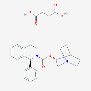 molecular formula C27H32N2O6 B000494 Solifenacin Succinate CAS No. 242478-38-2