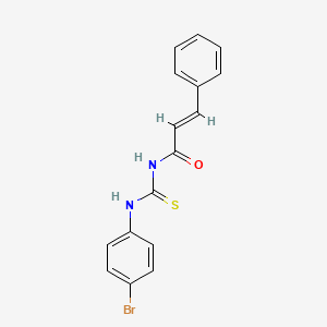 molecular formula C16H13BrN2OS B4940024 N-{[(4-bromophenyl)amino]carbonothioyl}-3-phenylacrylamide 
