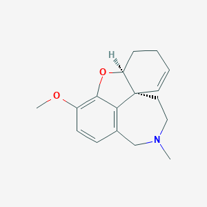 molecular formula C17H21NO2 B049408 3-脱氧加兰他敏 CAS No. 312920-69-7