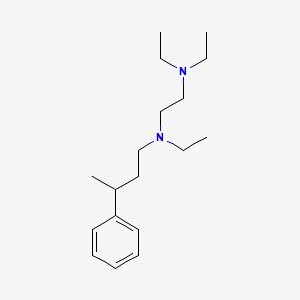 molecular formula C18H32N2 B4941024 N,N,N'-triethyl-N'-(3-phenylbutyl)ethane-1,2-diamine 