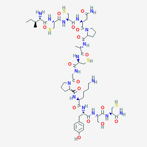 molecular formula C55H84N16O16S4 B049411 alpha-Conotoxin SI CAS No. 115797-06-3