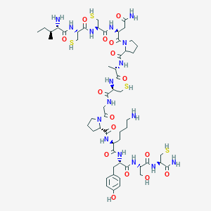 molecular formula C55H84N16O16S4 B049411 Conotoxin SI CAS No. 115797-06-3