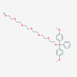 molecular formula C33H44O9 B049413 O1-(Dimethoxytrityl)hexaethylene glycol CAS No. 123706-69-4