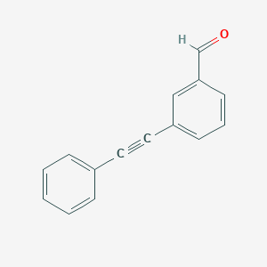 molecular formula C15H10O B049416 3-Phenylethynyl-benzaldehyde CAS No. 115021-39-1