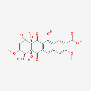 molecular formula C24H22O11 B049419 Tetracenomycin X CAS No. 121245-07-6