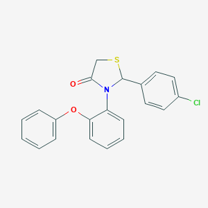2-(4-Chlorophenyl)-3-(2-phenoxyphenyl)-1,3-thiazolidin-4-one