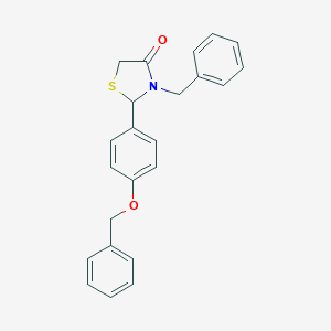 3-Benzyl-2-[4-(benzyloxy)phenyl]-1,3-thiazolidin-4-one