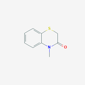 molecular formula C9H9NOS B494231 4-Methyl-1,4-benzothiazin-3-one CAS No. 37142-87-3