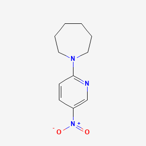 molecular formula C11H15N3O2 B4942512 1-(5-Nitropyridin-2-yl)azepane 