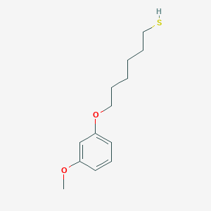 molecular formula C13H20O2S B4942652 6-(3-methoxyphenoxy)-1-hexanethiol 
