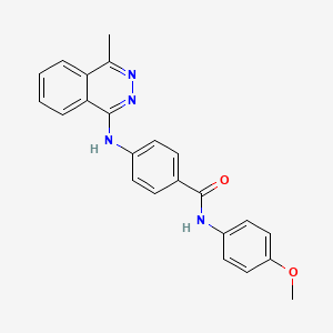 molecular formula C23H20N4O2 B4942674 N-(4-methoxyphenyl)-4-[(4-methylphthalazin-1-yl)amino]benzamide 