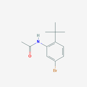 molecular formula C12H16BrNO B494281 N-(5-bromo-2-tert-butylphenyl)acetamide 