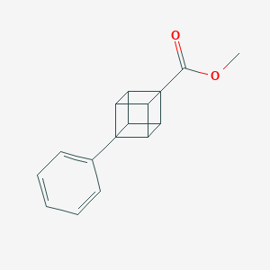 molecular formula C16H14O2 B049429 Methyl 4-phenylcubanecarboxylate CAS No. 123675-82-1