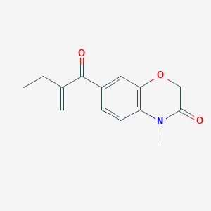 4-Methyl-7-(2-methylene-1-oxobutyl)-2H-1,4-benzoxazin-3(4H)-one