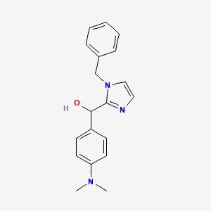 molecular formula C19H21N3O B4943104 (1-Benzylimidazol-2-yl)-[4-(dimethylamino)phenyl]methanol 