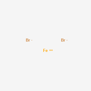 molecular formula FeBr2<br>Br2Fe B049432 Iron dibromide CAS No. 7789-46-0