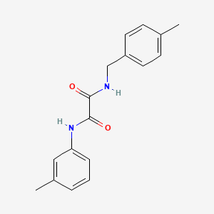 molecular formula C17H18N2O2 B4943479 N'-(3-methylphenyl)-N-[(4-methylphenyl)methyl]oxamide 