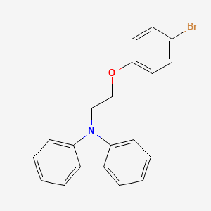 molecular formula C20H16BrNO B4943520 9-[2-(4-Bromophenoxy)ethyl]carbazole 