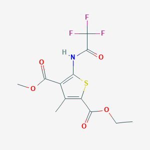 2-Ethyl 4-methyl 3-methyl-5-[(trifluoroacetyl)amino]-2,4-thiophenedicarboxylate
