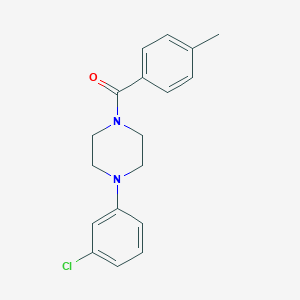 1-(3-Chlorophenyl)-4-(4-methylbenzoyl)piperazine